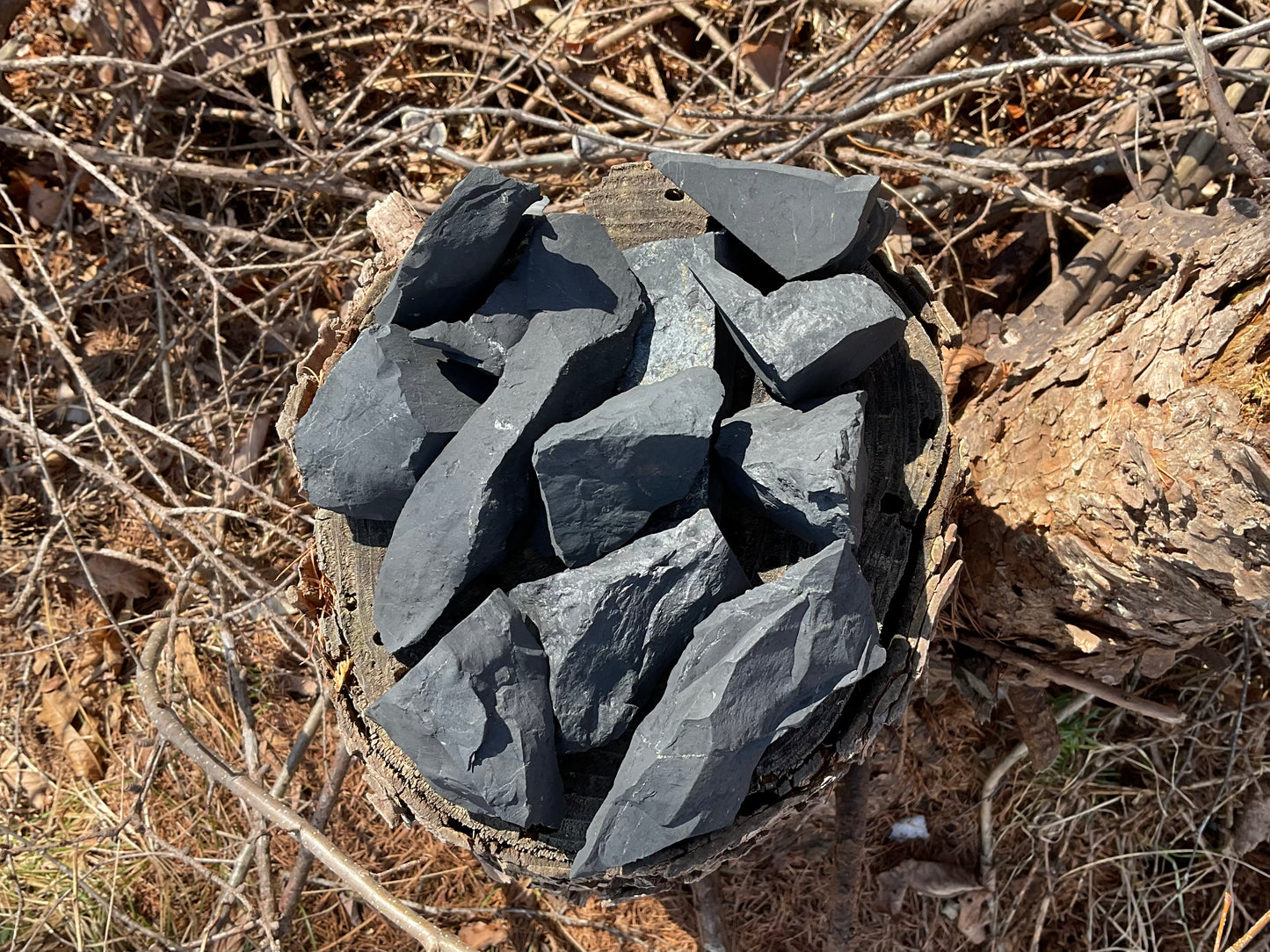 シュンガイト原石 お風呂用 1kg
