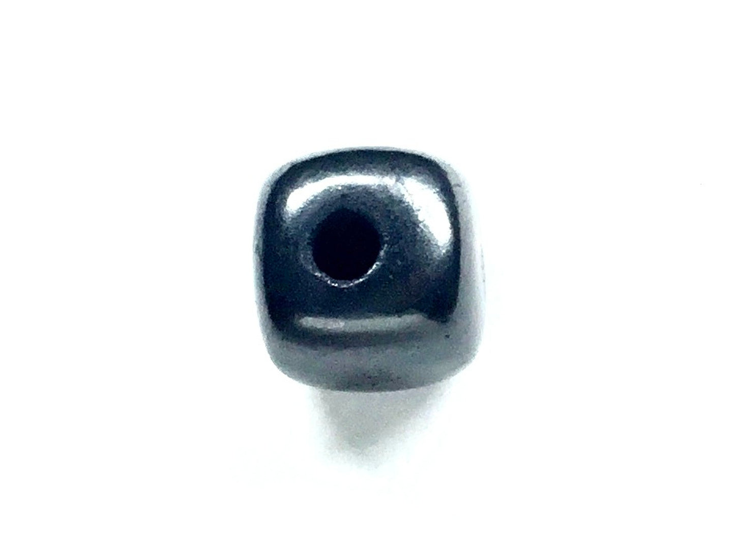 シュンガイトビーズ (キューブ) 10mm
