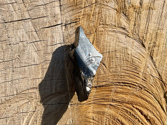 プレミアムエリートシュンガイト マクラメペンダント 6g-3 (76)